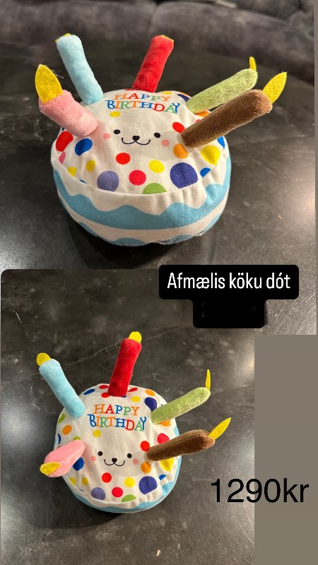 Afmælis kaka dót hunda