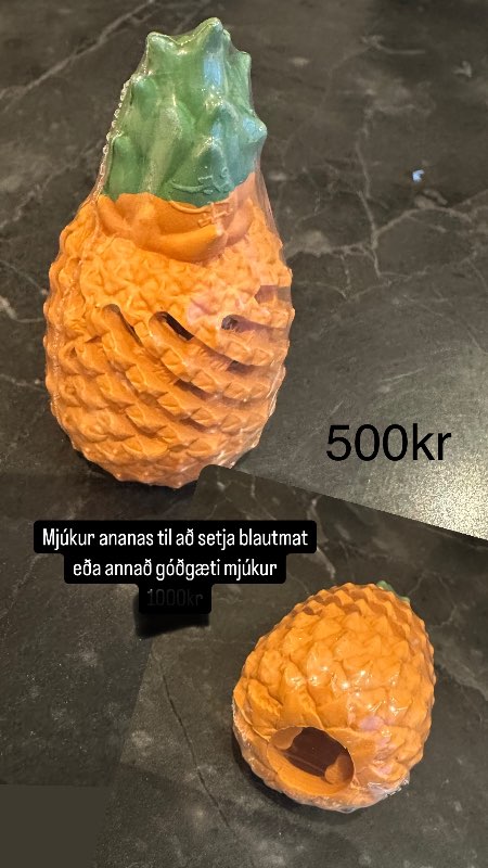 Ananas til að setja nammi í