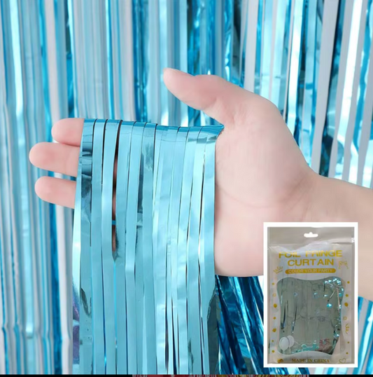1*2M Foil Curtain Blue