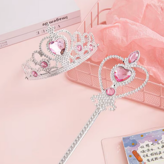 Wand Crown Tiara Pink
