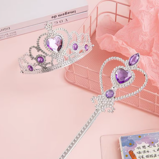Purple Wand Crown Tiara