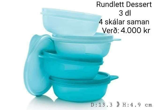 Tupperware 4 skálar