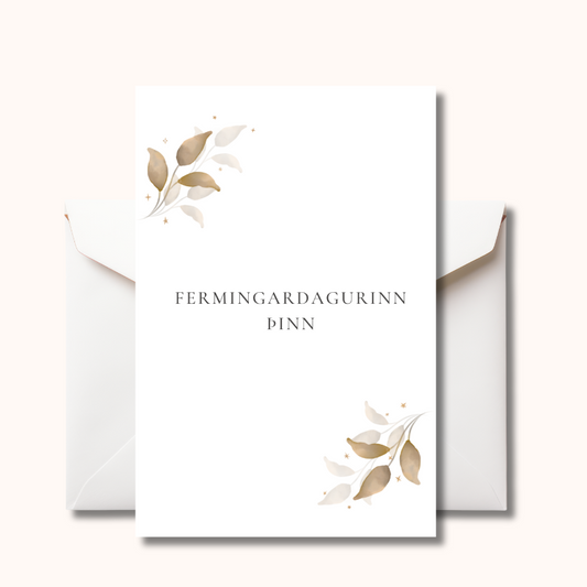 Kort - Fermingardagurinn þinn
