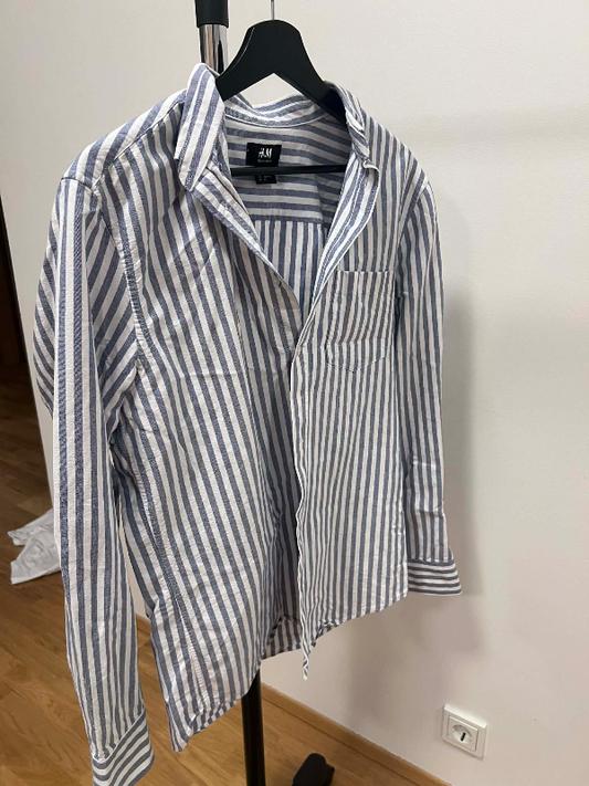 H&m skyrta röndótt