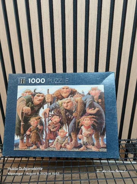 Trölla 1000 vita púsl