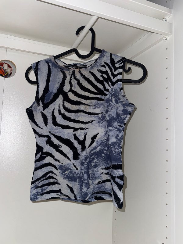 Animal print no sleeve