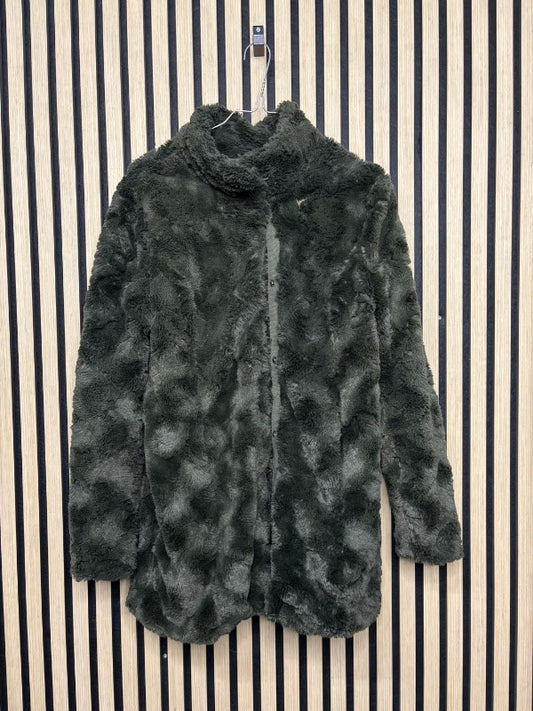 Vero moda loðjakki grænn