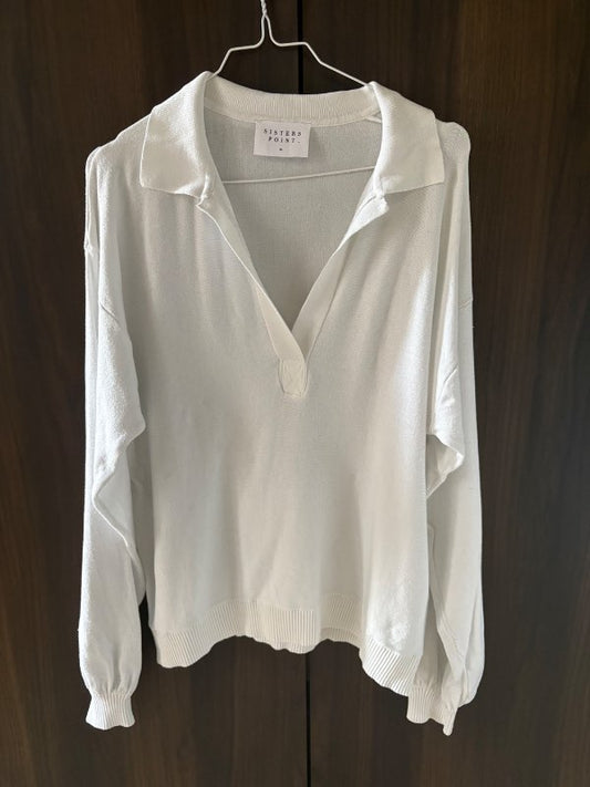 Sister point hvít peysa