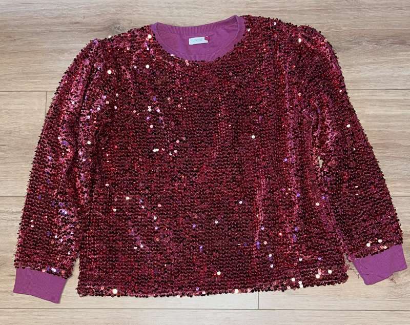 Kids Pink Sequin Sweater