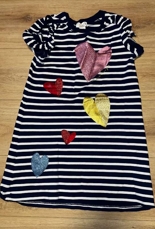 Blue Stripe Cotton Dress