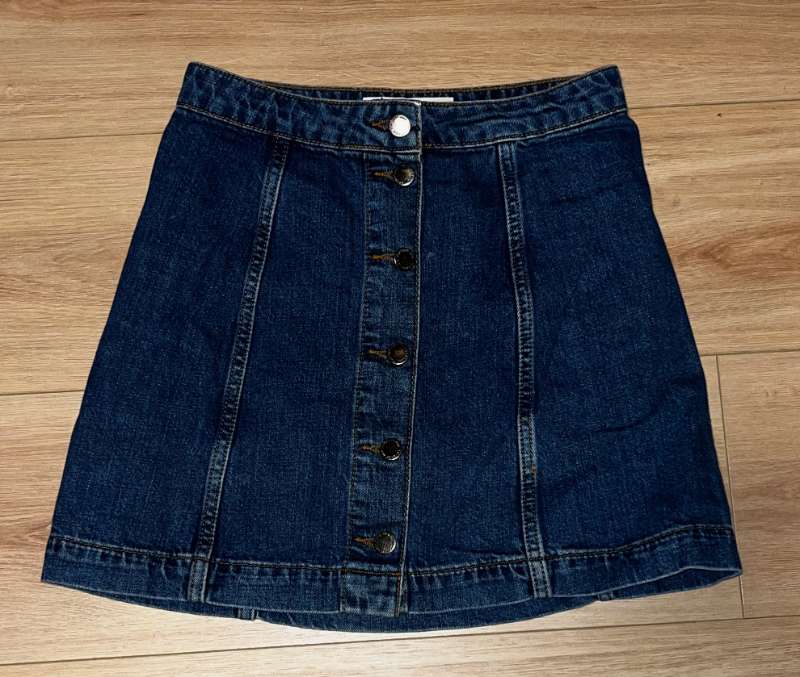 Blue Denim Skirt