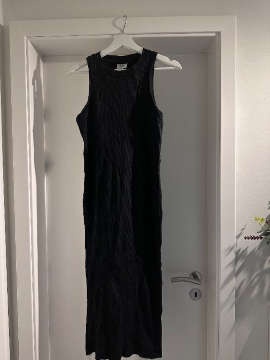 Svartur Síður Kjóll