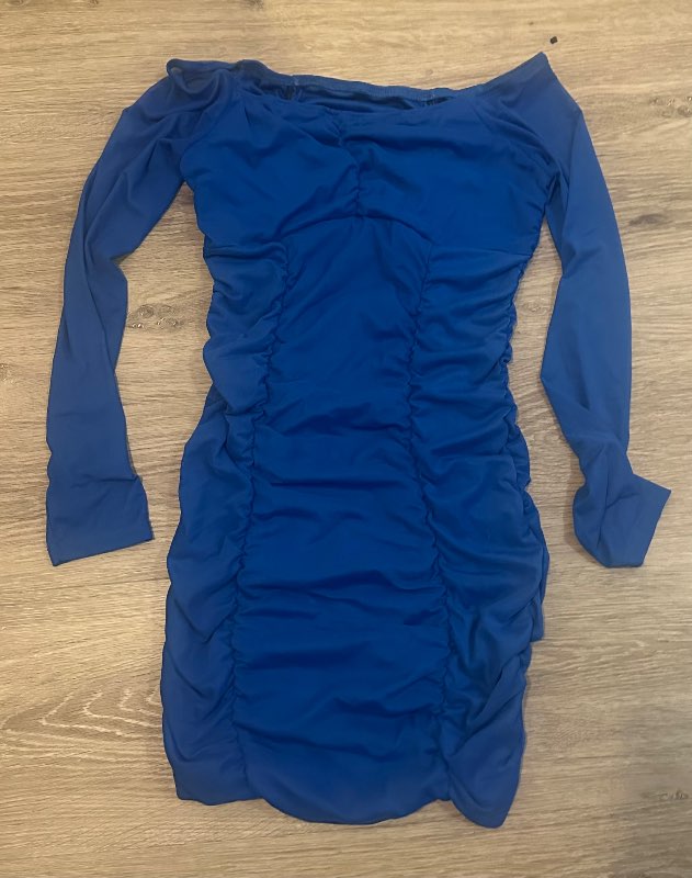 SHEIN kjóll dökkblár