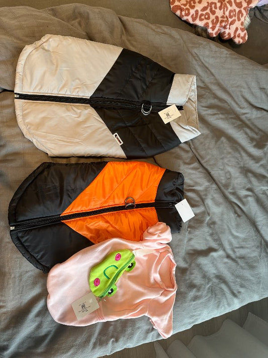Grátt & svart vesti með endurskini 4XL
