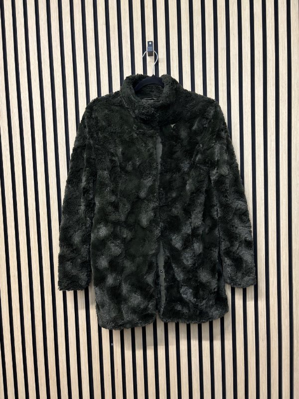 Loðjakki grænn Vero moda