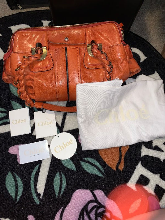 Chloé Brown Leather Satchel