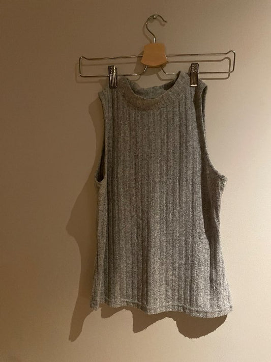 Neck Top Grey