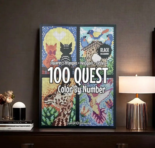 100 quest litabók