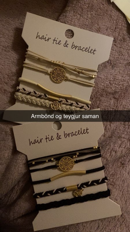 Armbönd+teygjur sett