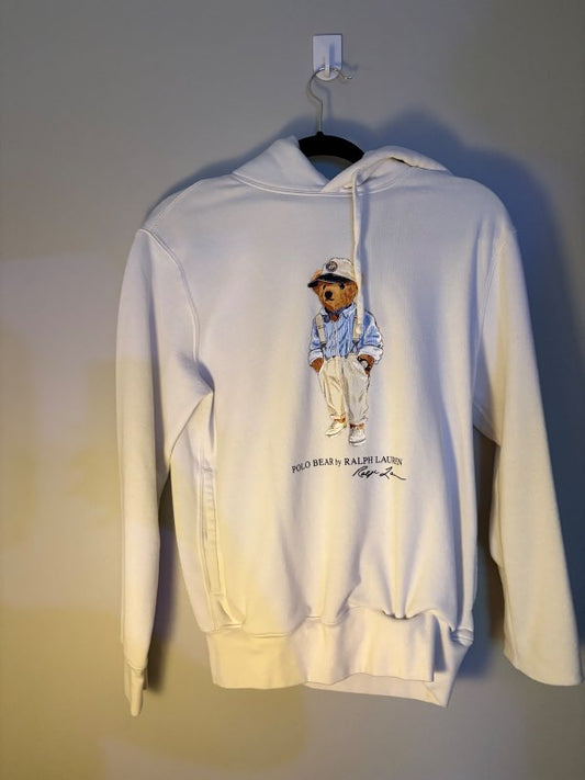Polo peysa hvít