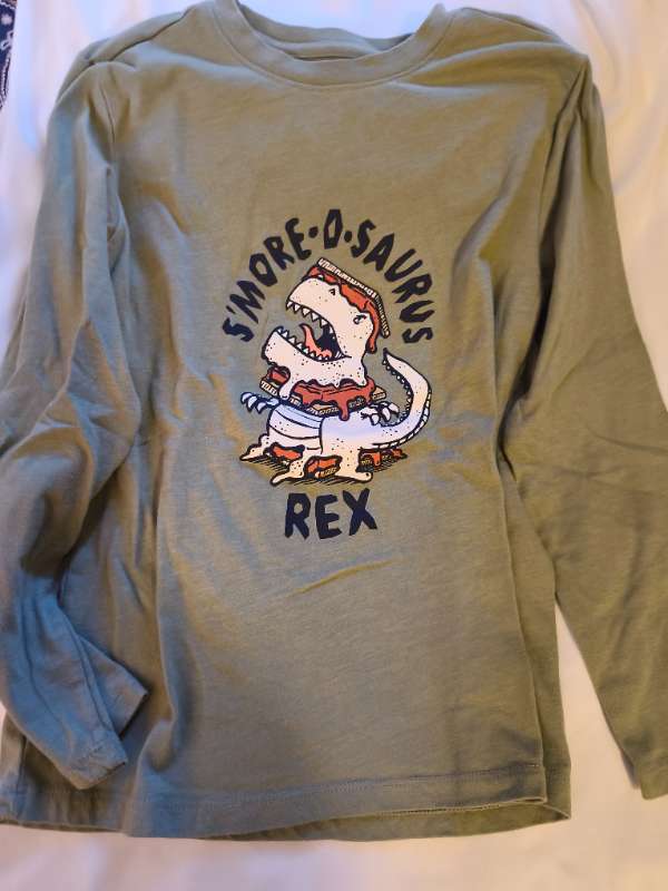 Risaeðlubolur grænn