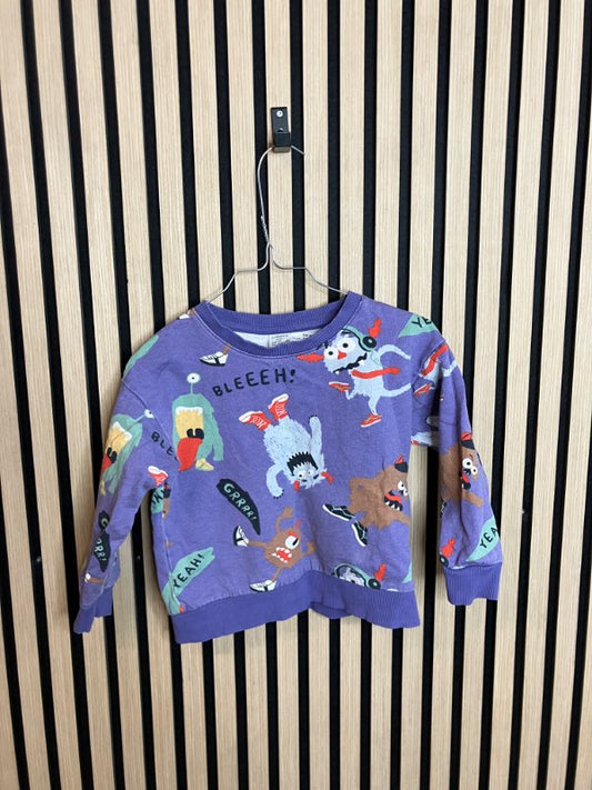Peysa - fjólublá skrímsla