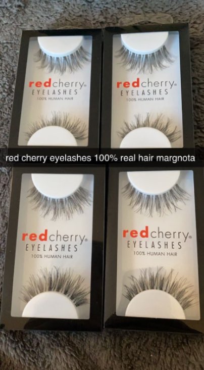 Reusable augnhár real hair