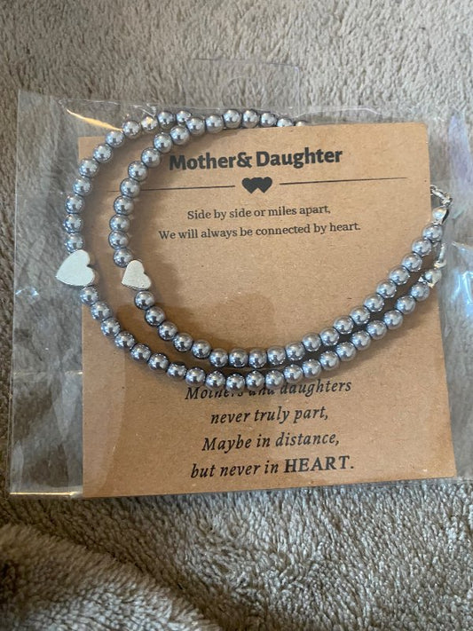 Mom+daughter stainless steel