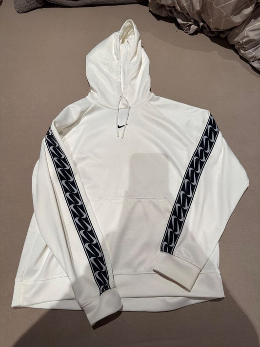 Nike hvít hettupeysa
