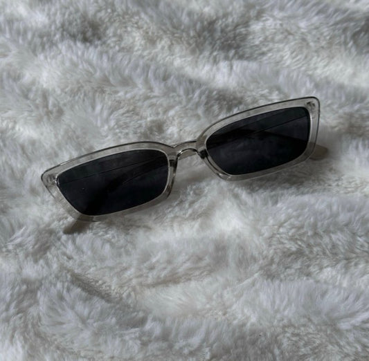 Grá/Glær Sólgleraugu