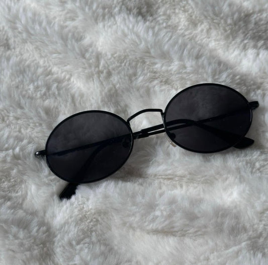 Svört Hring Sólgleraugu