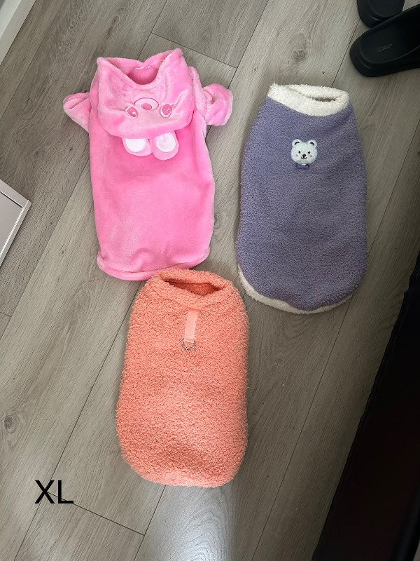 Bleik bangsa peysa mjúk XL