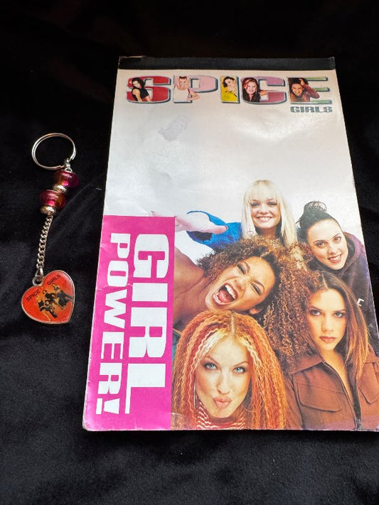 Spice Girls skrifblokk-lyklakippa