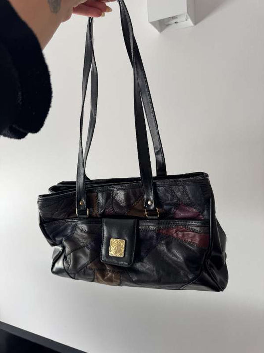 Vintage marglituð taska