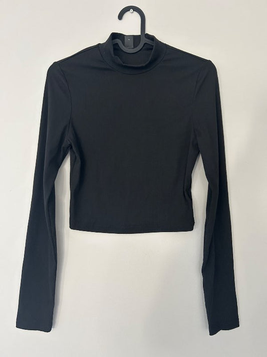 Svartur turtleneck -R