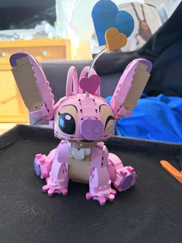 Lego Stitch pink