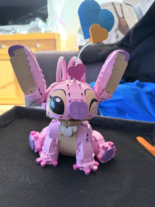 Lego Stitch pink