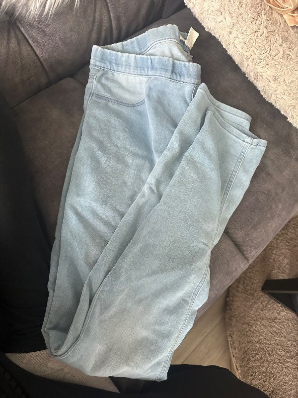 H&M jeggings  ljós bláar