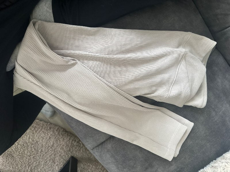 H&M ljósar buxur nýjar st.L