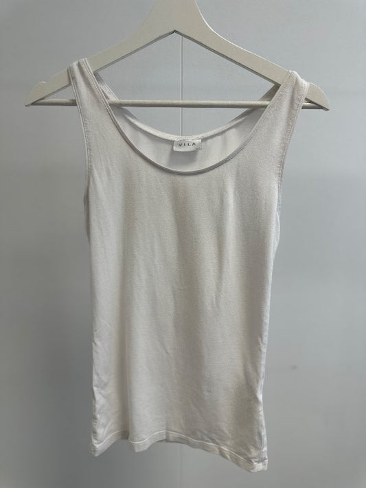 VILA hlýrabolur (hvítur)