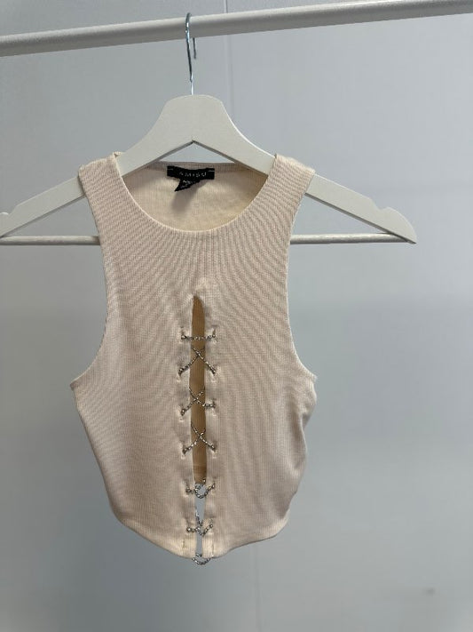 Hlýrabolur m. semilíusteinum