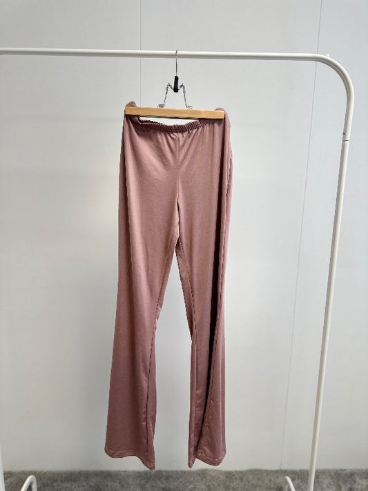 Flare leggings (dusty-pink)