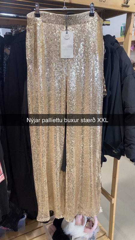 Nýjar pallíettu buxur