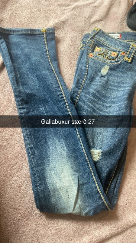 Vintage gallabuxur