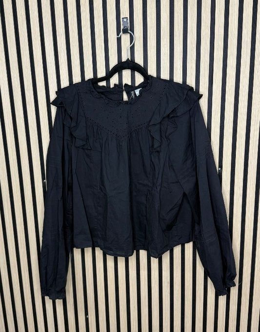 H&M blússa svört