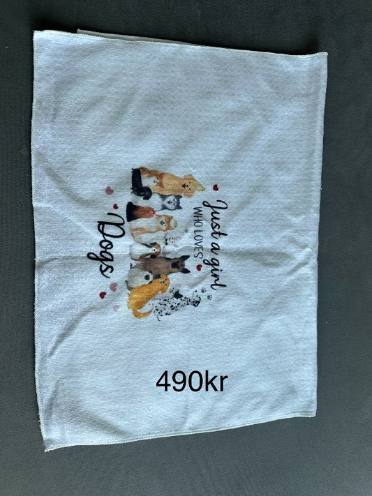 Hunda viskastykki/handklæði