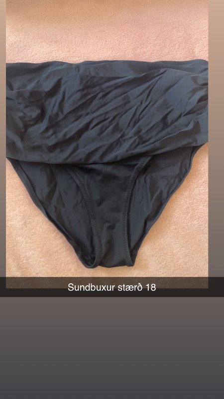 High waist Sundbuxur