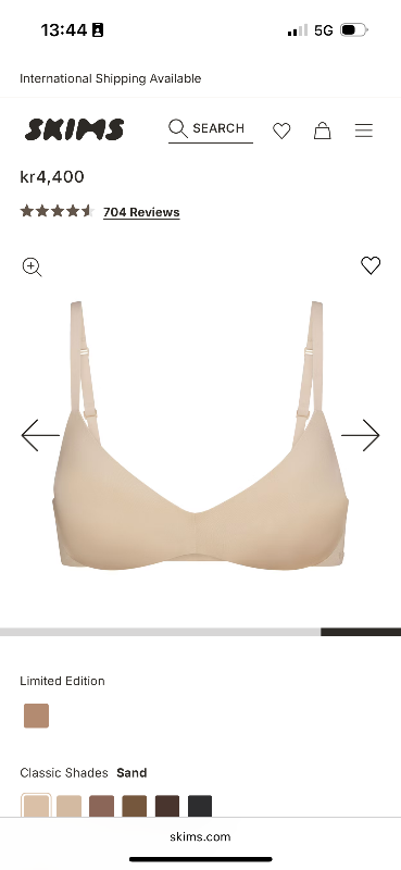 Skims wireless plunge