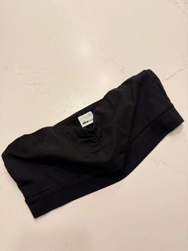 Svart bandeau toppur