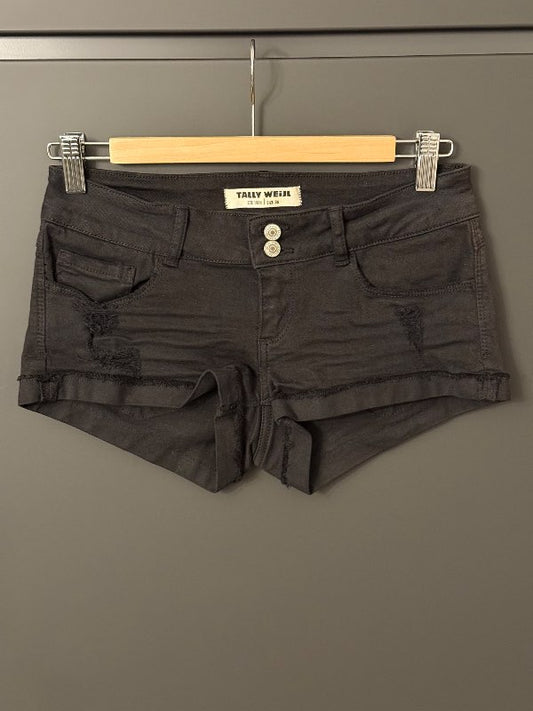 Svartur hotpants